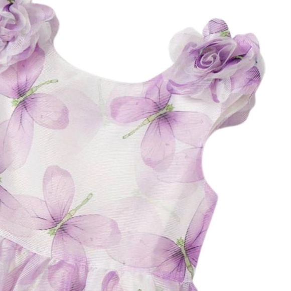 MAYORAL
Girls White & Purple Butterfly Dress - Picture 5 of 8